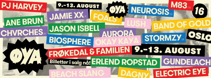 ØYA Festival 2016: PJ Harvey als Headliner bestätigt!